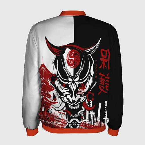 Мужской бомбер Самурай Samurai / 3D-Красный – фото 2