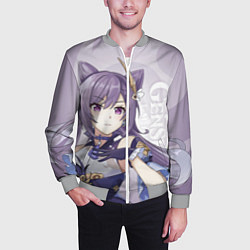Бомбер мужской GENSHIN IMPACT, КЭ ЦИН, цвет: 3D-меланж — фото 2