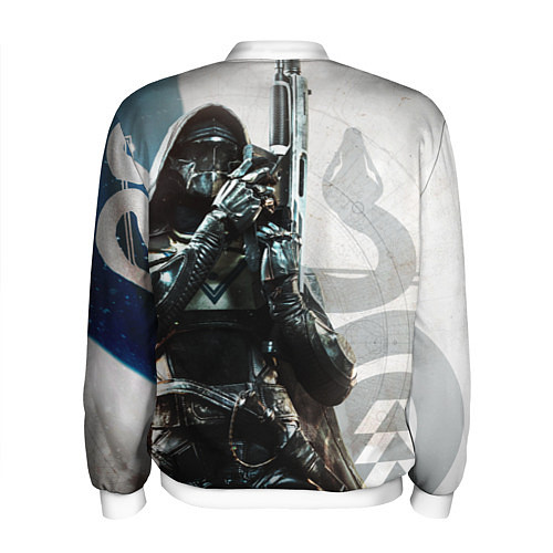 Мужской бомбер DESTINY, HUNTER / 3D-Белый – фото 2