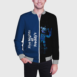 Бомбер мужской Five Nights At Freddy, цвет: 3D-меланж — фото 2