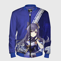Бомбер мужской Genshin Impact, цвет: 3D-синий
