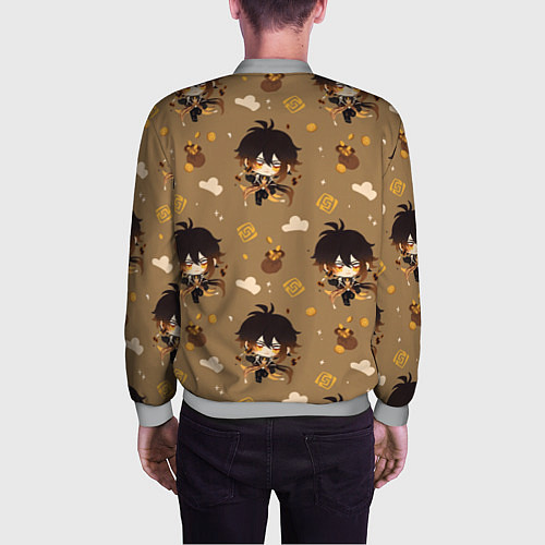 Мужской бомбер Чиби Чжун Ли / 3D-Меланж – фото 4