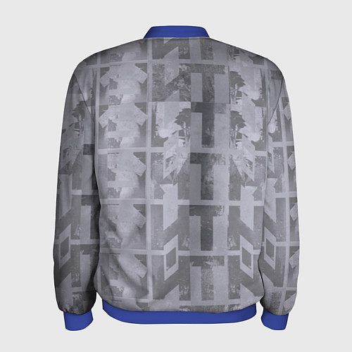 Мужской бомбер Ваня Дмитриенко / 3D-Синий – фото 2