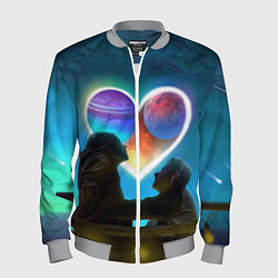 Бомбер мужской Ваня Дмитриенко Венера-Юпитер, цвет: 3D-меланж