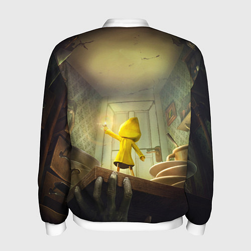 Мужской бомбер Little Nightmares 2 / 3D-Белый – фото 2