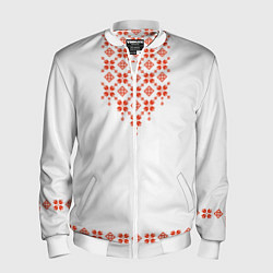 Мужской бомбер Белорусская вышиванка