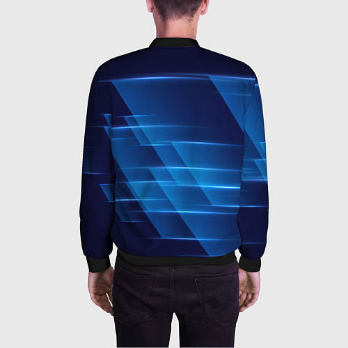 Мужской бомбер Nissan / 3D-Черный – фото 4