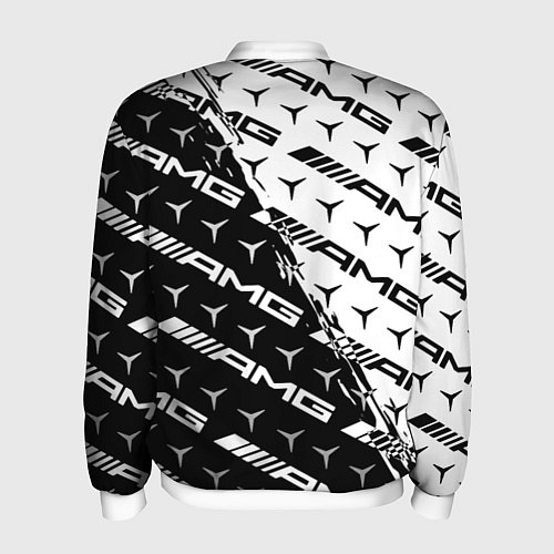 Мужской бомбер MERCEDES BENZ AMG / 3D-Белый – фото 2
