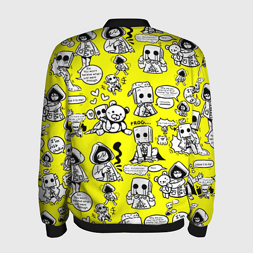 Мужской бомбер LITTLE NIGHTMARES / 3D-Черный – фото 2