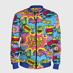 Мужской бомбер Year baby Pop art print