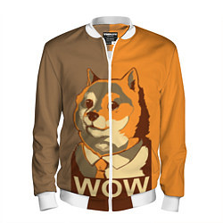 Бомбер мужской Doge Wow, цвет: 3D-белый