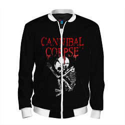 Бомбер мужской Cannibal Corpse 1, цвет: 3D-белый