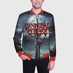 Бомбер мужской CANNIBAL CORPSE, цвет: 3D-красный — фото 2