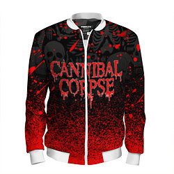 Бомбер мужской CANNIBAL CORPSE, цвет: 3D-белый