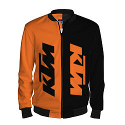 Бомбер мужской KTM КТМ Z, цвет: 3D-черный