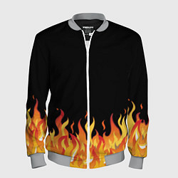 Мужской бомбер ОГОНЬ И НИЧЕГО ЛИШНЕГО