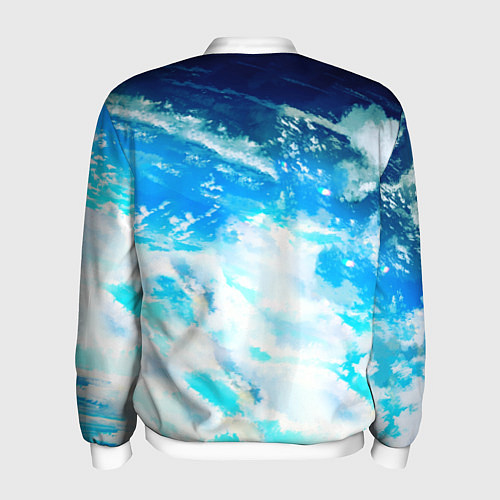 Мужской бомбер Шаман Кинг / 3D-Белый – фото 2