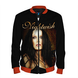 Бомбер мужской Nightwish, цвет: 3D-красный