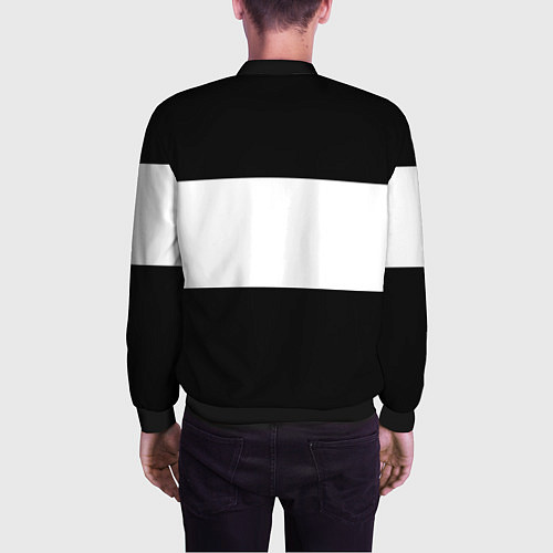 Мужской бомбер Дайте кофе / 3D-Черный – фото 4