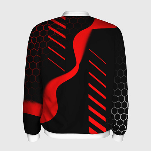 Мужской бомбер HONDA ХОНДА СПОРТ / 3D-Белый – фото 2