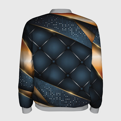 Мужской бомбер 3D VERSACE VIP GOLD / 3D-Меланж – фото 2