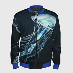 Мужской бомбер Рисунок медуза