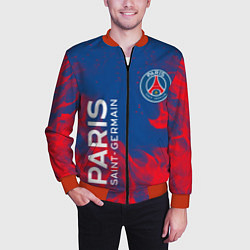 Бомбер мужской ФК ПСЖ PARIS SAINT GERMAIN, цвет: 3D-красный — фото 2