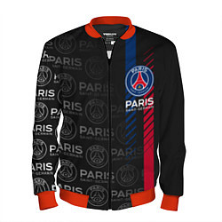 Бомбер мужской ФК ПСЖ PARIS SAINT GERMAIN, цвет: 3D-красный