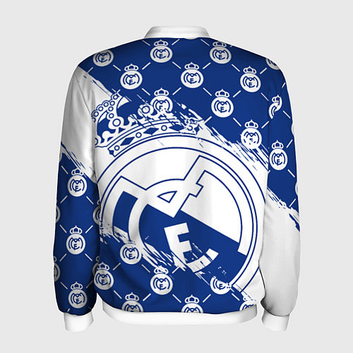 Мужской бомбер REAL MADRID РЕАЛ МАДРИД / 3D-Белый – фото 2