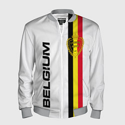 Бомбер мужской СБОРНАЯ БЕЛЬГИИ, цвет: 3D-меланж
