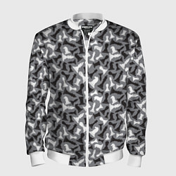 Бомбер мужской Шахматист, цвет: 3D-белый
