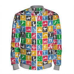 Мужской бомбер СПОРТ