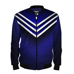 Бомбер мужской Sport blue style, цвет: 3D-черный