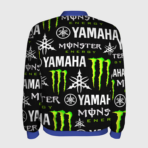 Мужской бомбер YAMAHA X MONSTER SPORT / 3D-Синий – фото 2