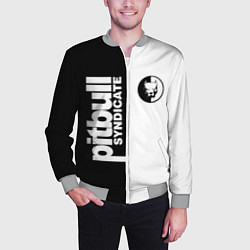 Бомбер мужской PITBULL SYNDICATE ПИТБУЛЬ, цвет: 3D-меланж — фото 2