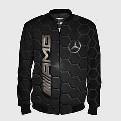 Бомбер мужской MERCEDES LOGO BRONZE, цвет: 3D-черный