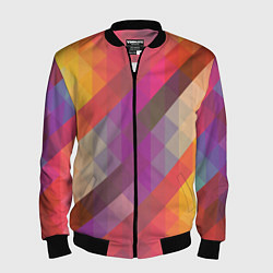 Бомбер мужской Vivid gradient, цвет: 3D-черный