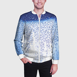 Бомбер мужской После дождя, цвет: 3D-белый — фото 2