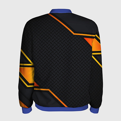 Мужской бомбер Skoda Gold Шкода / 3D-Синий – фото 2