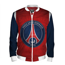 Бомбер мужской Paris Saint-Germain, цвет: 3D-белый