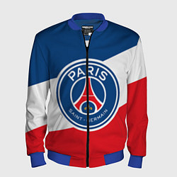 Бомбер мужской Paris Saint-Germain FC, цвет: 3D-синий