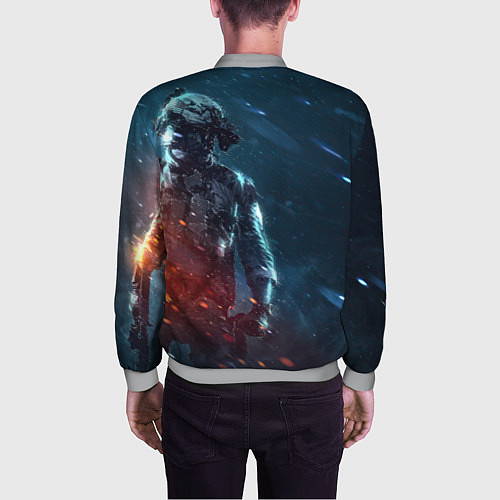 Мужской бомбер BATTLEFIELD 2042 SOLDIER WARS / 3D-Меланж – фото 4