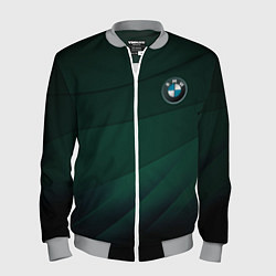 Бомбер мужской GREEN BMW, цвет: 3D-меланж
