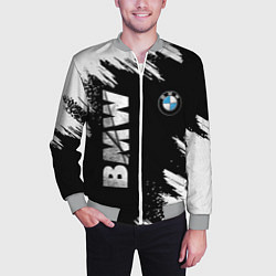 Бомбер мужской BMW GRUNGE БМВ ГРАНЖ, цвет: 3D-меланж — фото 2