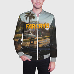 Бомбер мужской Far Cry 6 game art, цвет: 3D-меланж — фото 2