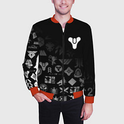 Бомбер мужской DESTINY LOGOBOMBING, цвет: 3D-красный — фото 2