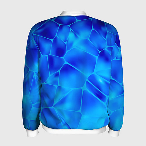 Мужской бомбер Ice Under Water / 3D-Белый – фото 2