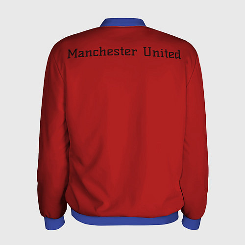 Мужской бомбер Manchester United F C / 3D-Синий – фото 2