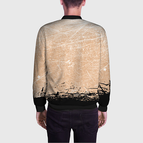 Мужской бомбер Linkin Park Рок Группа Линкин Парк / 3D-Черный – фото 4