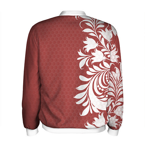 Мужской бомбер Сборная России / 3D-Белый – фото 2